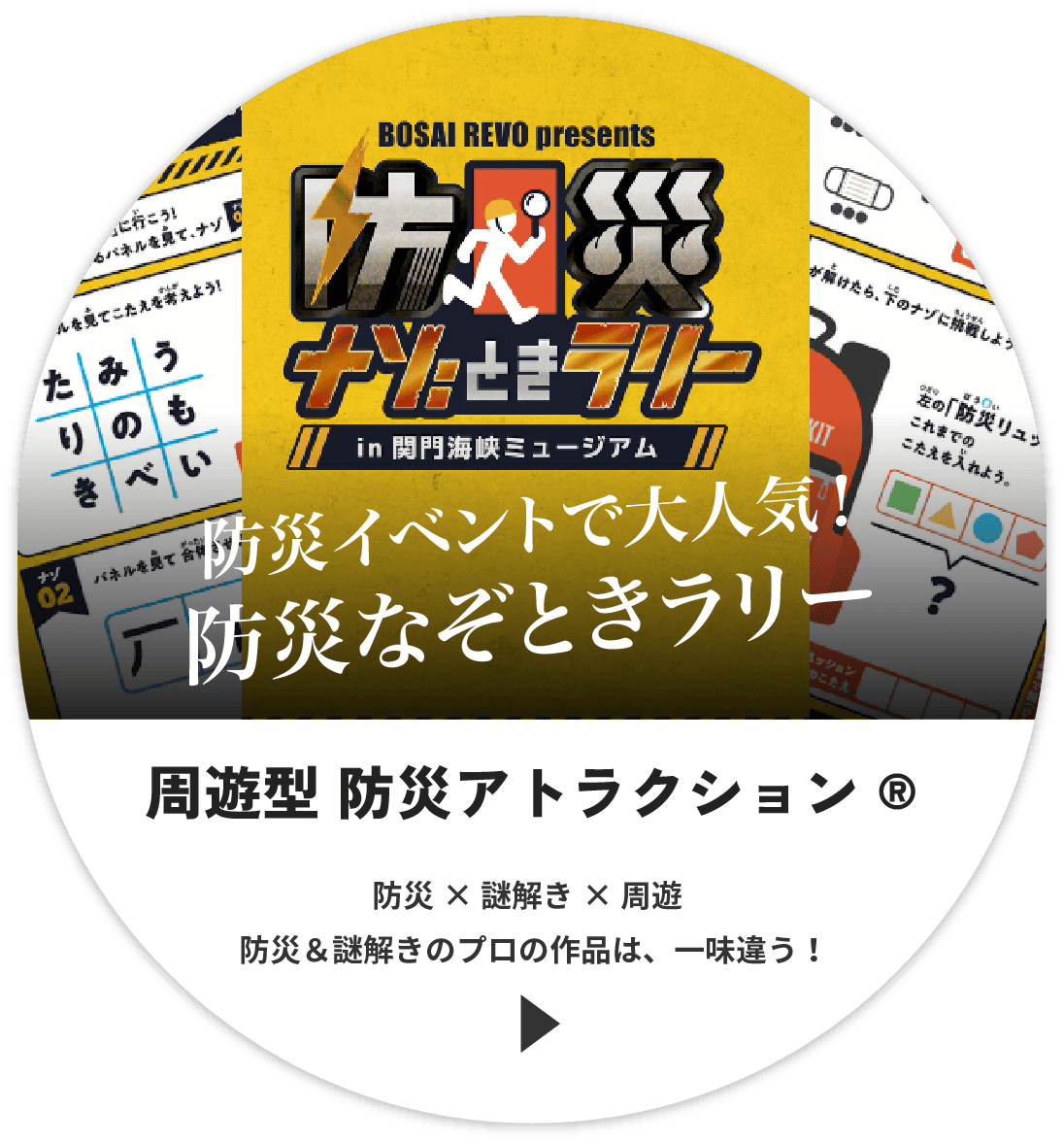 周遊型 防災アトラクション®