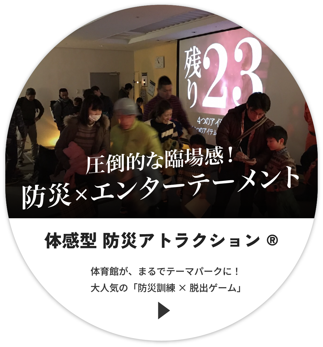 体感型防災アトラクション